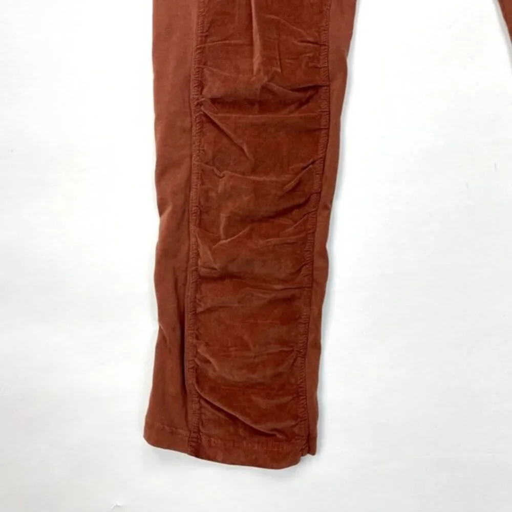 XCVI Cord OSLO Leggings Women XL‎ NWT Stretch Cotton Elastic Waistband Ruched